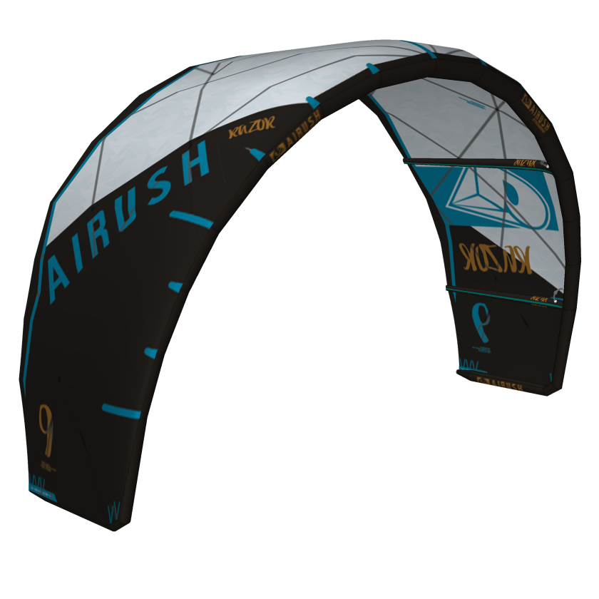 Airush 2019 RAZOR V8 TEAM BLACK KITE ONLY