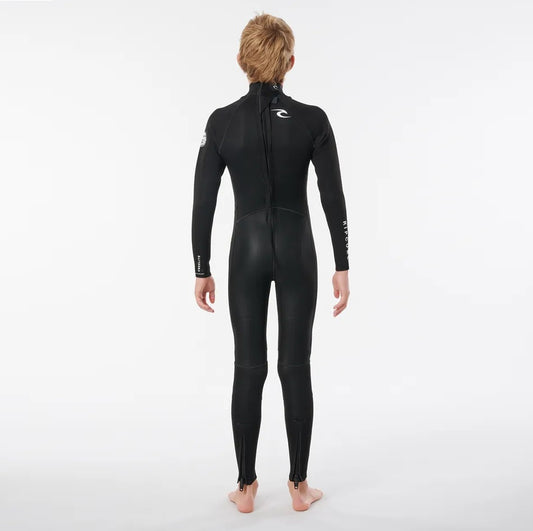 Rip Curl Junior Freelite 3/2 Back Zip Wetsuit Black - 120Bfs