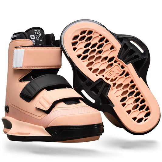 2026 Liquid Force HOOK 6X WOMENS CORAL Bindings