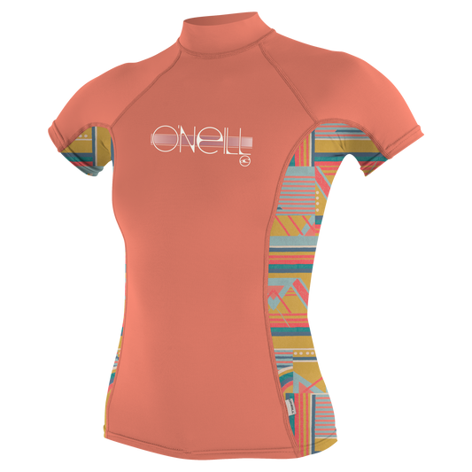O'Neill Girls Premium Skins S/S Turtleneck Rash Guard