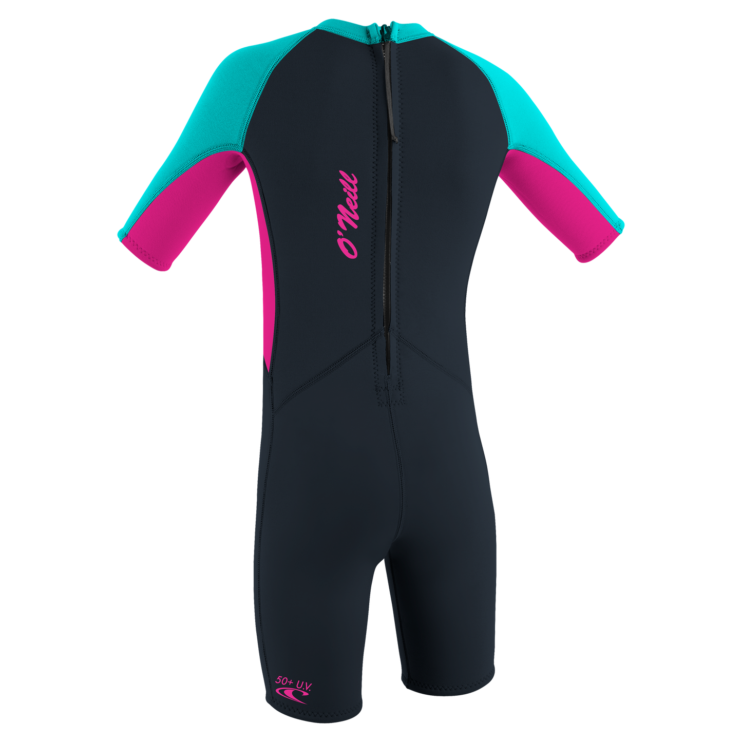 O'Neill Toddler Reactor-2 2mm Back Zip S/S Spring - Girls
