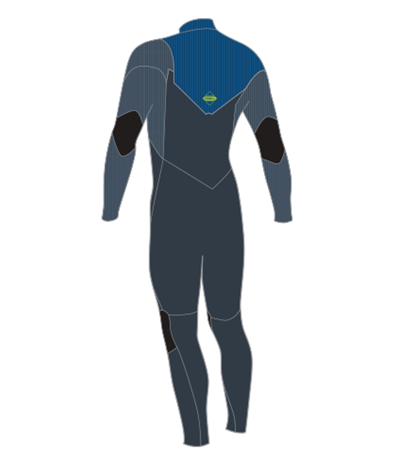 O'Neill Youth Hyperfreak 4/3+ Chest Zip Full