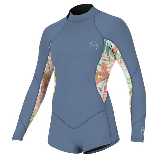 O'Neill Girls Bahia 2/1 Back Zip L/S Spring