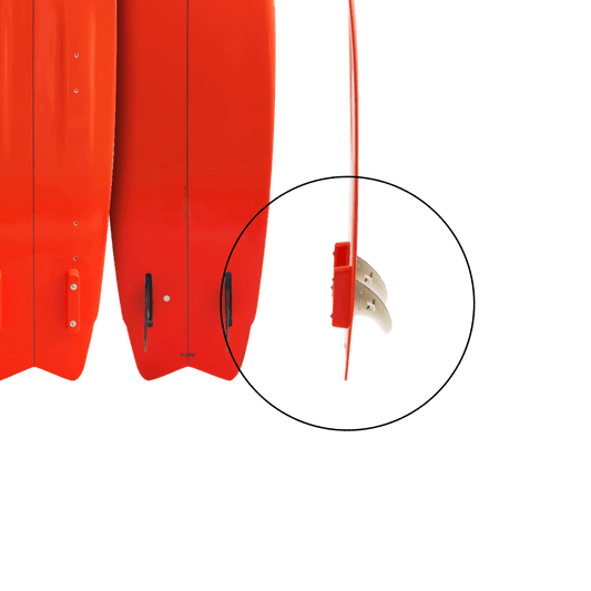 F-One FINS 4.5 FOR SIT KITE (TUTTLE BOX) x2