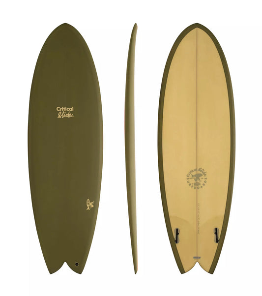 Critical Slide Angler PU - FCS II - 2 Fin FACTORY SECOND - Short Boards