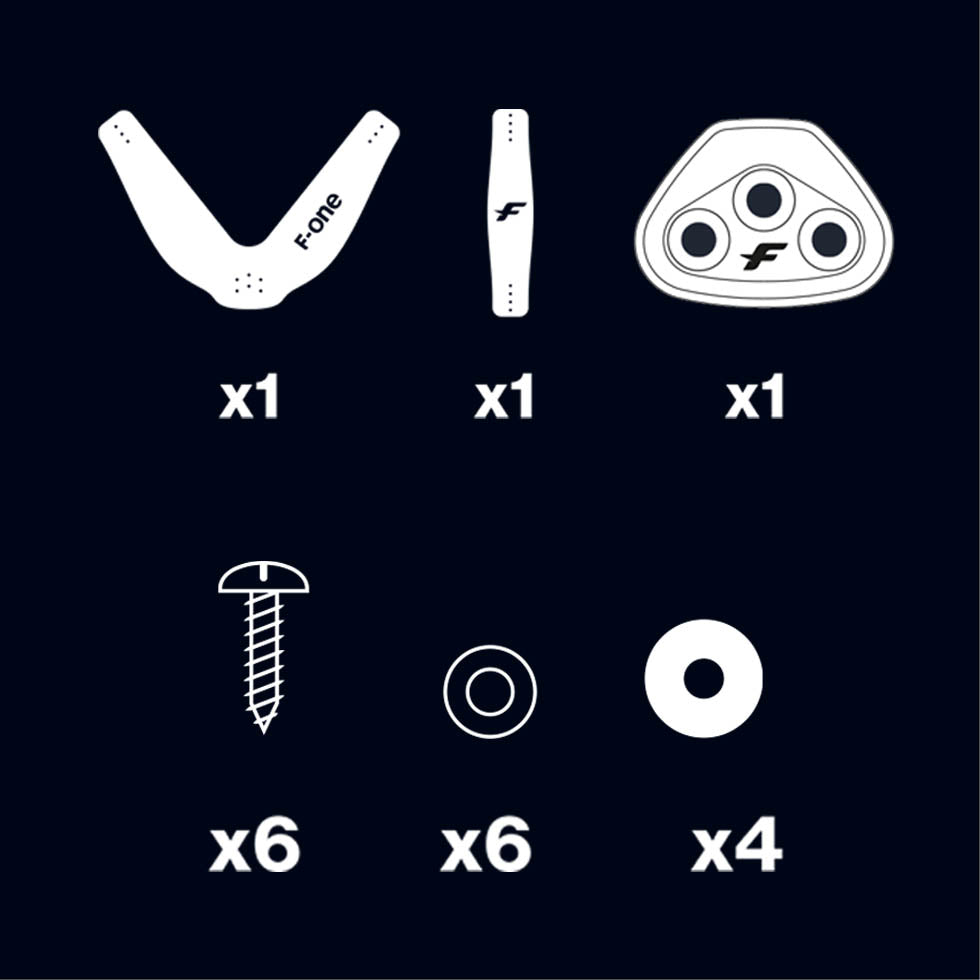 F-One V-STRAPS Foilboard (x3) Self-tapping Screws