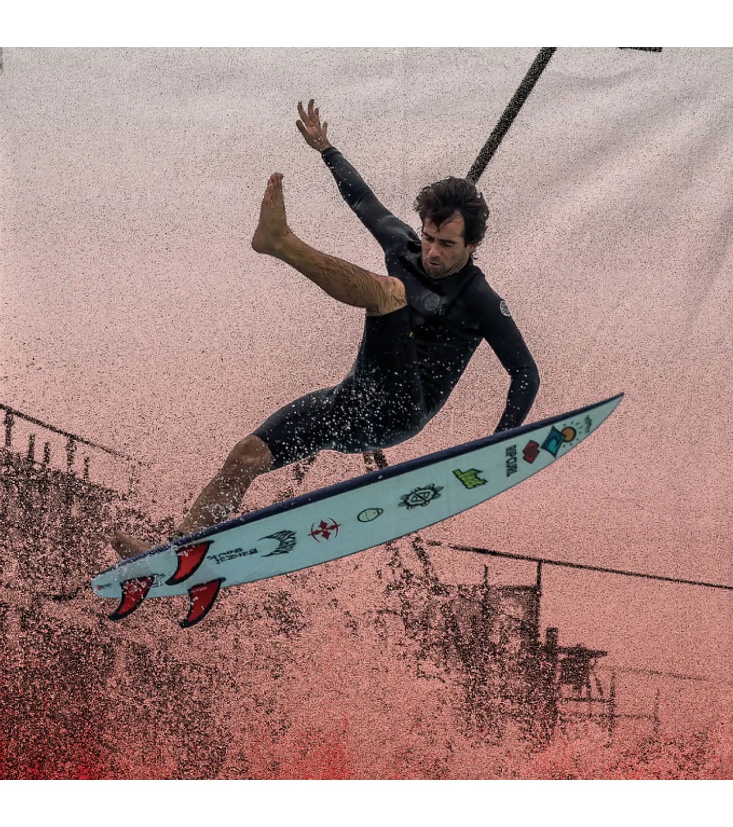 FCS Code Red Stretch All Purpose Board Cover - Mason Ho