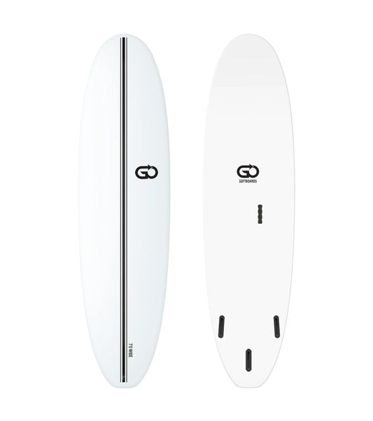 GO Softboards Surf Wide Range - Fiber Tech - 3 Fin