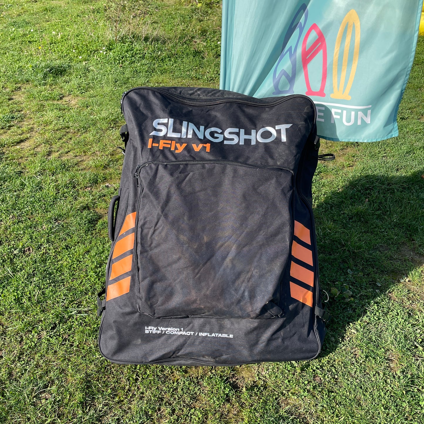 Slingshot I-FLY Inflatable wingboard 5'3 105L Complete with bag & Pump | USED / GRADE A