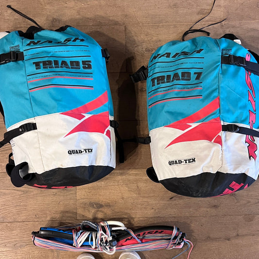 2019 Naish 5m+7m TRIAD Kite Only w/bag w/bar | USED / GRADE A