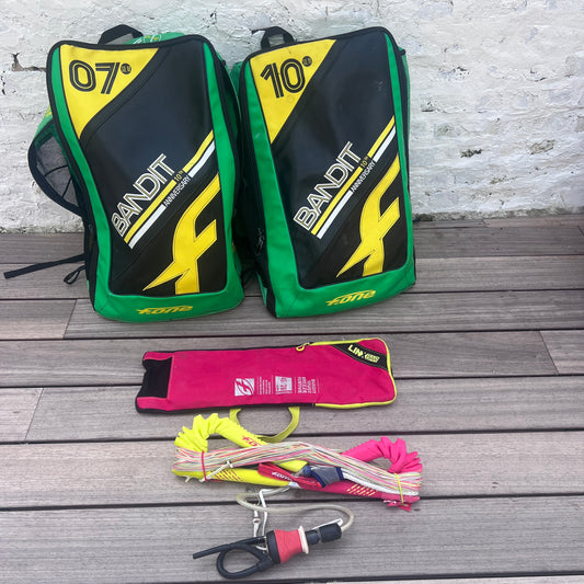 2017 F-One Bandit 7+10m Kites w/bar | USED / GRADE B