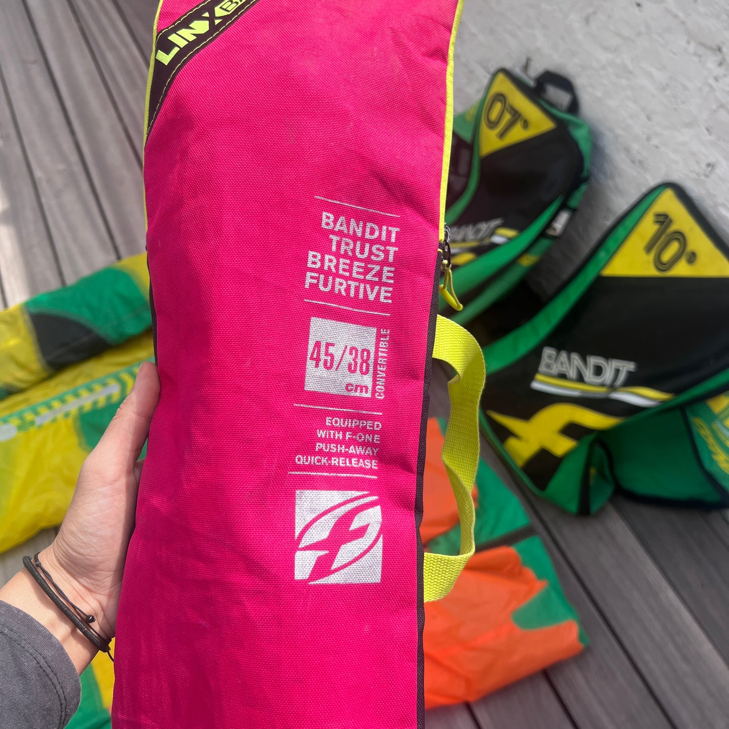 2017 F-One Bandit 7+10m Kites w/bar | USED / GRADE B