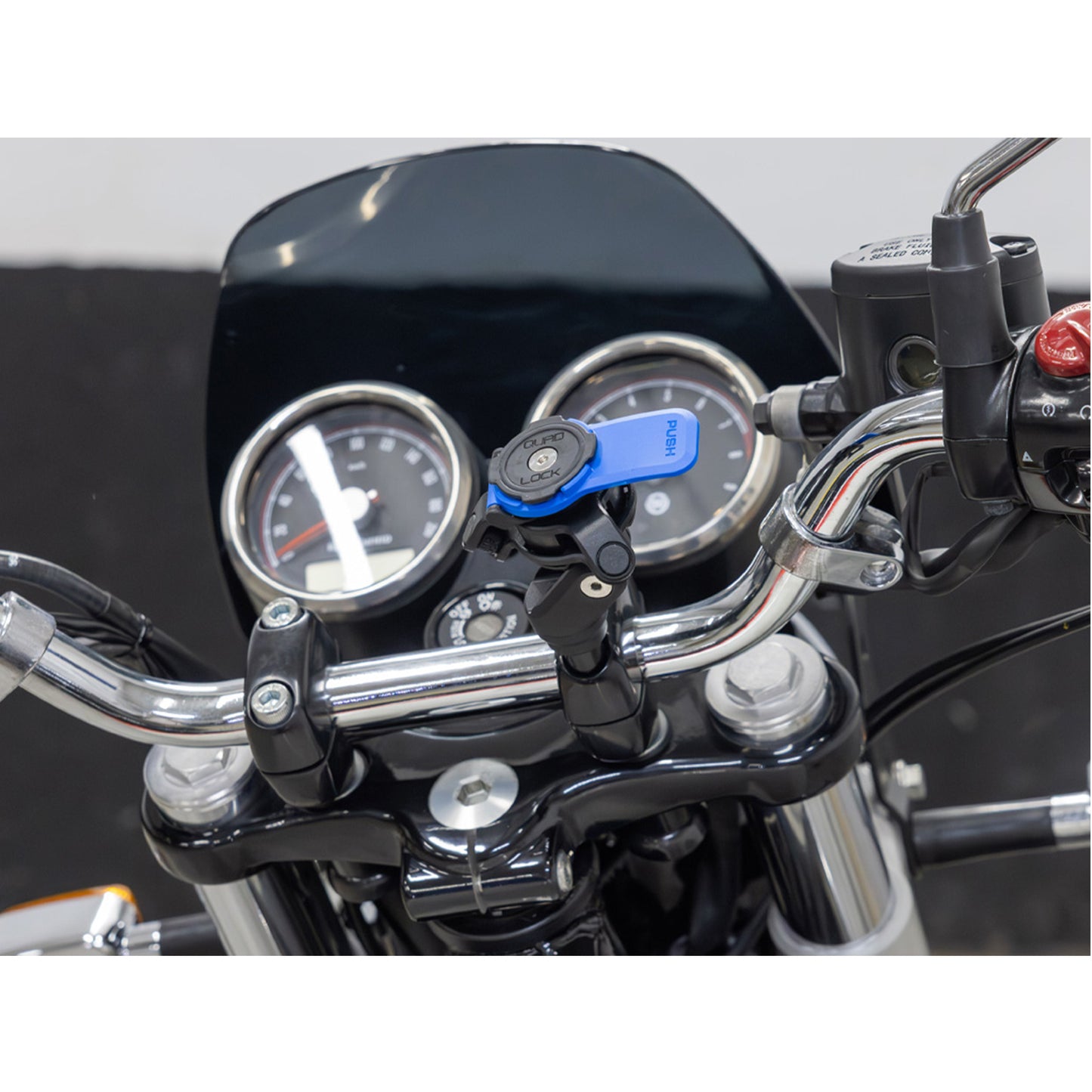 Quad Lock Motorcycle Handlebar Clamp Mount
