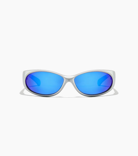Ritual Vision - Demon Speed - Matte Chrome / Blue Reflective - Polarised