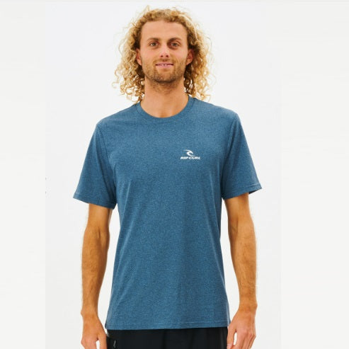 Rip Curl Search Series Short Sleeve Uv Tee 12Xmrv Navy Marle
