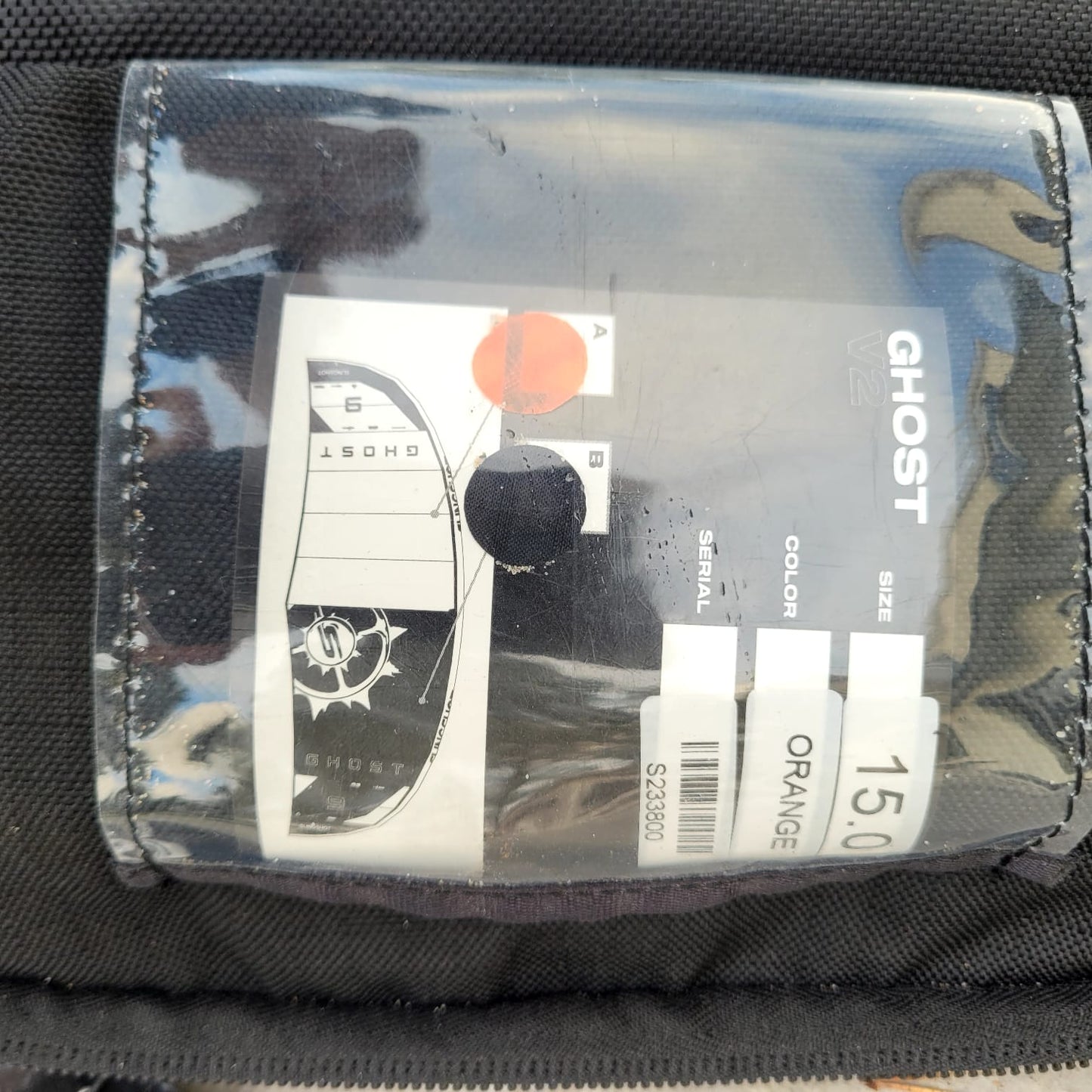 2022/23 Slingshot 15m GHOST V2 Kite Only w/bag RZ-009 | USED / GRADE A