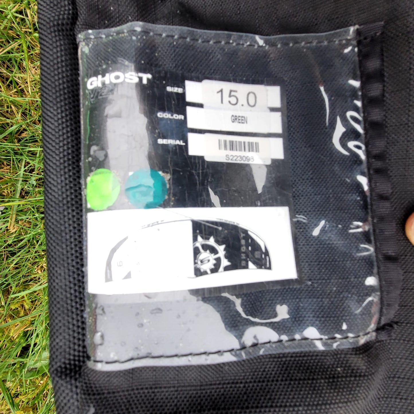 2022-23 Slingshot 15m GHOST V2 Kite Only w/bag RZ-010 | USED / GRADE C