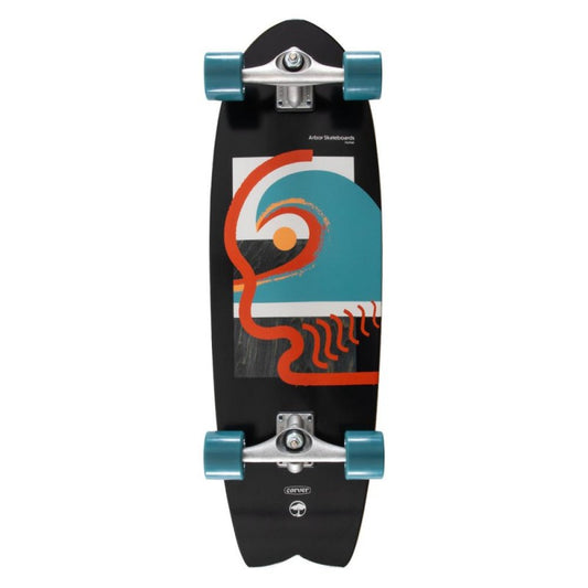 Arbor Fat Fish CX 32" Surf Skate Complete - Surfskate Completes