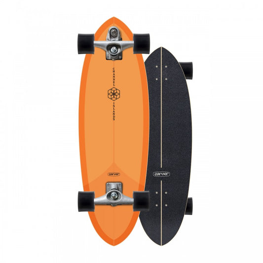 Carver CI Mid Orange 32" Surf Skate Complete - Surfskate Completes
