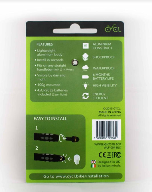 Micro Cycle Winglights Direction Indicators