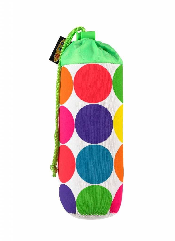 Micro bottle holder neon dots