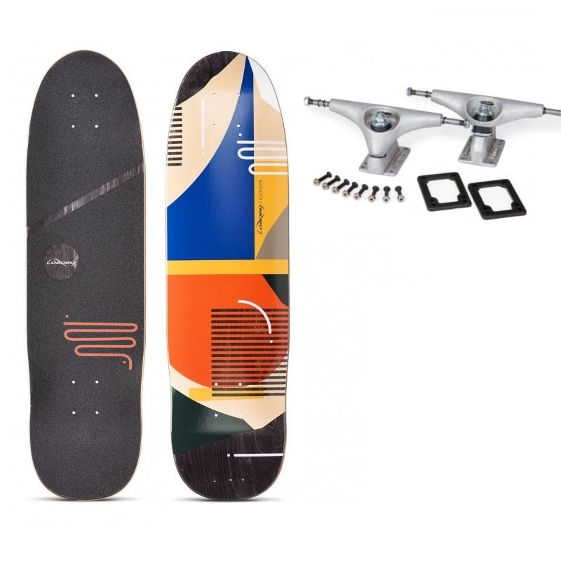 LOADED "HOLA LOU" COYOTE 30.75" CX RAW 6.5" SURFSKATE COMPLETE