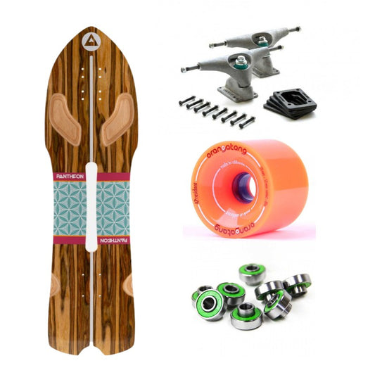 Pantheon Shuriken 34" Surf Skate Complete - Surfskate Completes