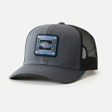 Rip Curl Custom Curve Trucker Cap Black/Green 005Mhe