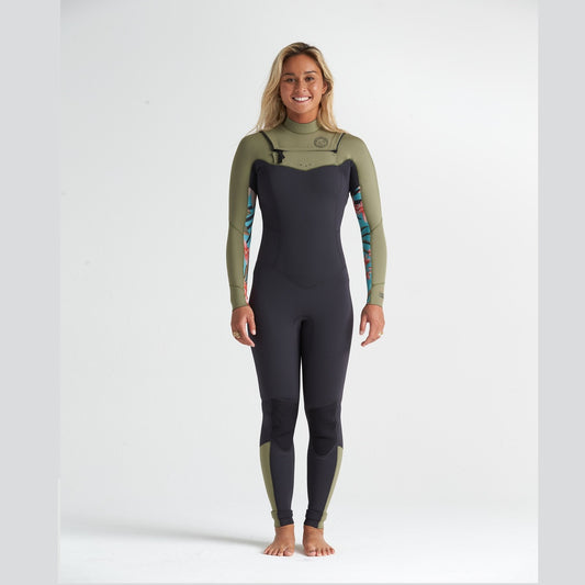 BILLABONG Salty Dayz ALOE - Chest Zip Wetsuit for Women 5/4mm - XS