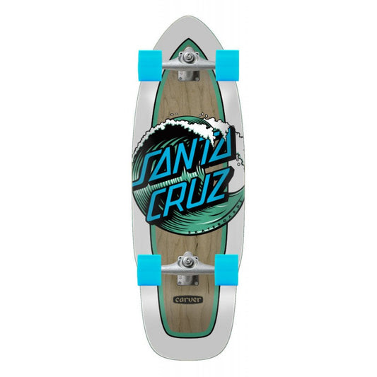 Santa Cruz Wave Dot Cut Back 30" Surfskate Complete - Surfskate Completes