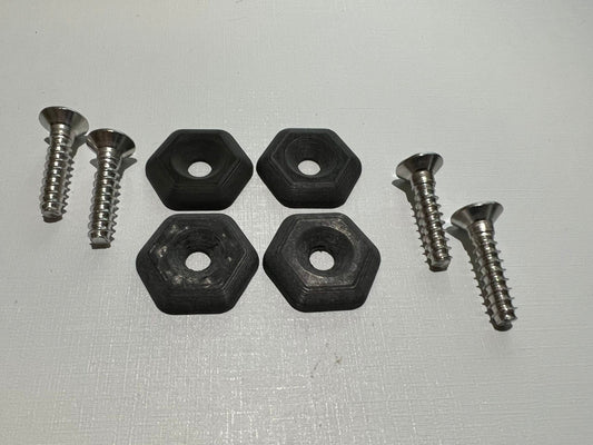 Armstrong Carbon Footstrap Hardware Set