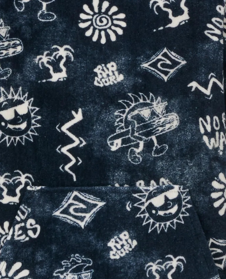 Rip Curl Hooded Towel Boy 003Bto - Blue