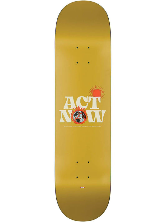 GLOBE G1 Act Now Deck 8.0"- Mustard #10025404-MUS - Skateboard Deck only