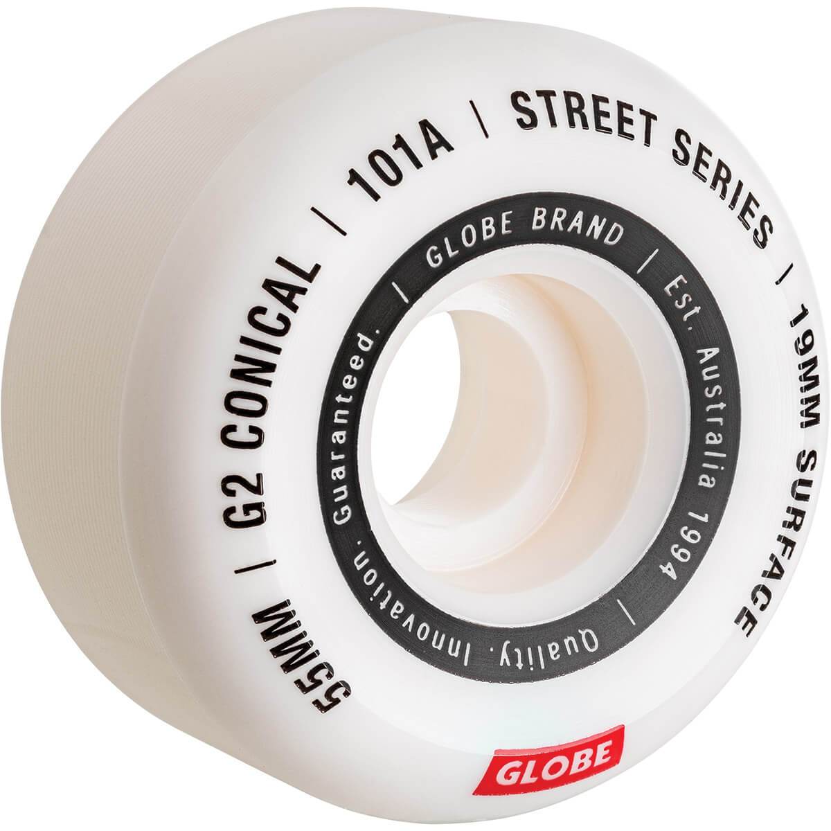 GLOBE G2 Conical Street Wheel 53mm White/Essential #10125038-WHTESS