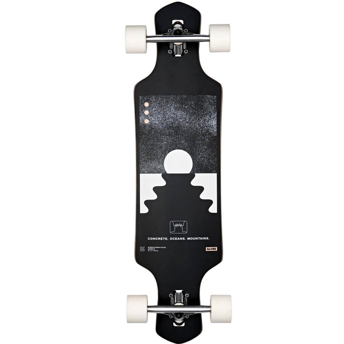 GLOBE Geminon - 35" Tidal Force/Black - #10525235-TIDFRBLK longboard - Complete