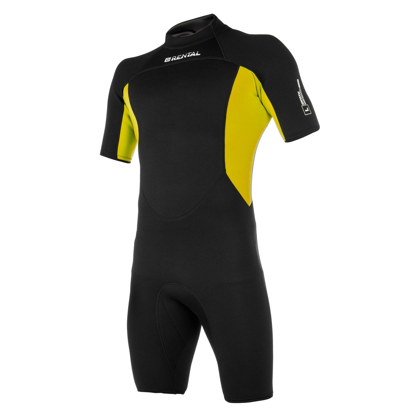 Mystic Rental Shorty 3/2mm Bzip Flatlock Junior | Rainbow