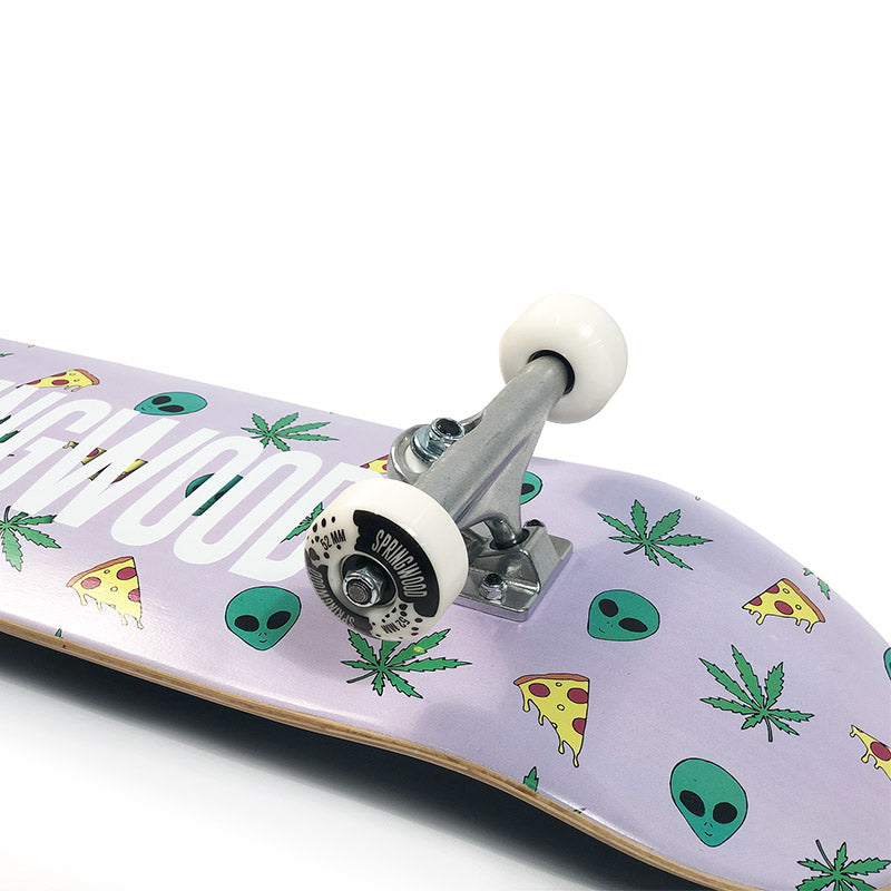 Springwood Alien Pizza Complete Skateboard 8.0 - COMPLETE