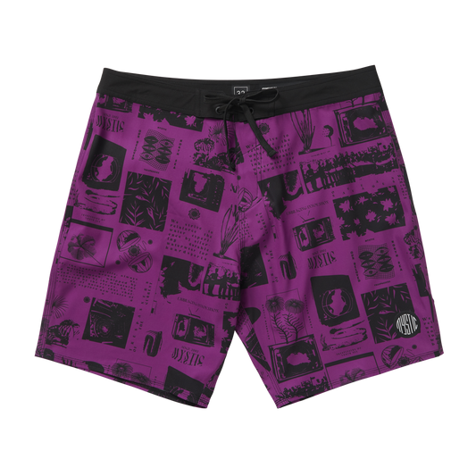 Mystic Ripple Movement Boardshort | Sunset Purple