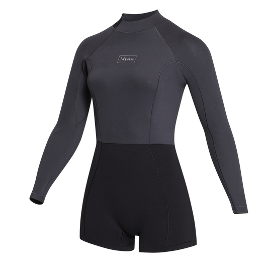 2023-24 Mystic Lunar Longarm Shorty 2/2mm Bzip Women