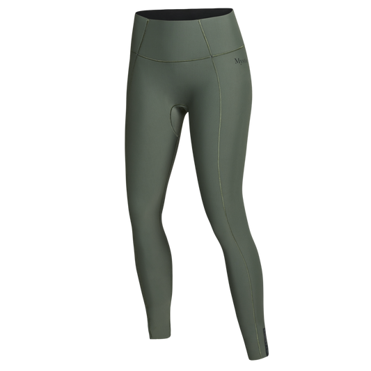 Mystic Lunar Neo Pants L/S 2/2mm Women | Dark Olive