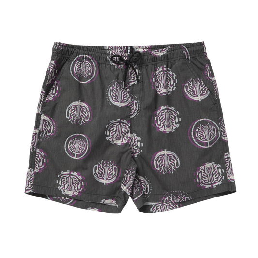 Mystic Artwork Swim Boardshort | Deep Purple