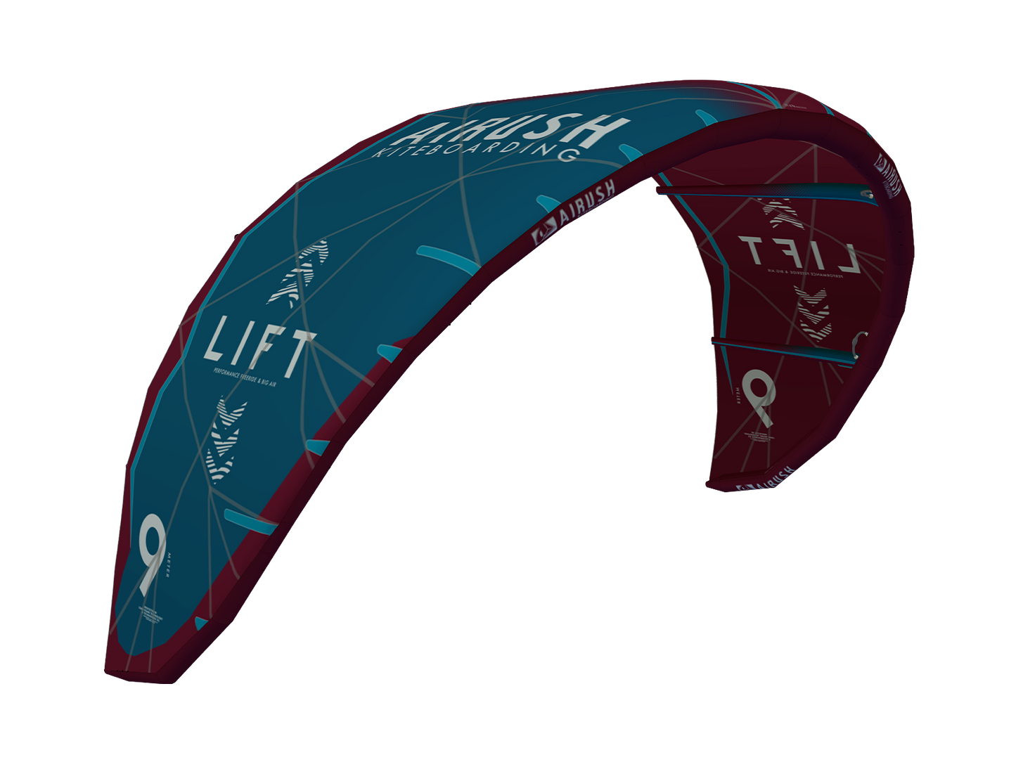 Airush 2022 LIFT V2 Red and Teal