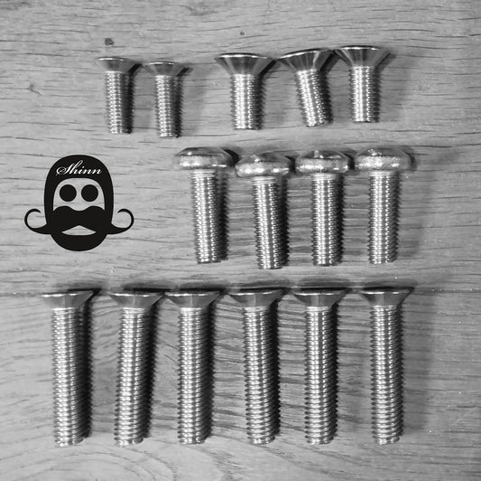 SHINN FOIL ALU - SCREWS SET - INOX