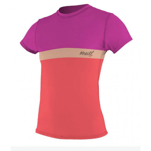 O'Neill UV Protection WMS Color Block Rash Tee