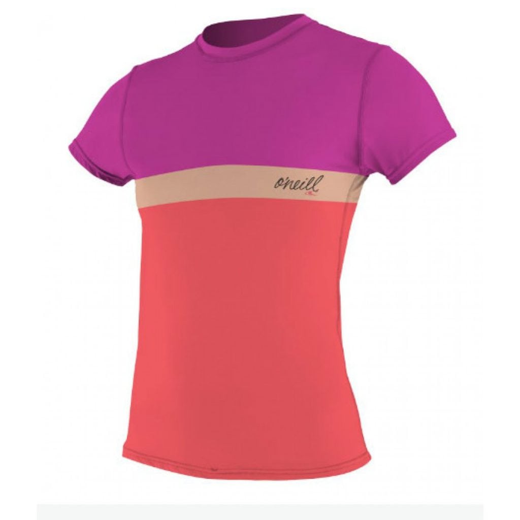 O'Neill UV Protection WMS Color Block Rash Tee