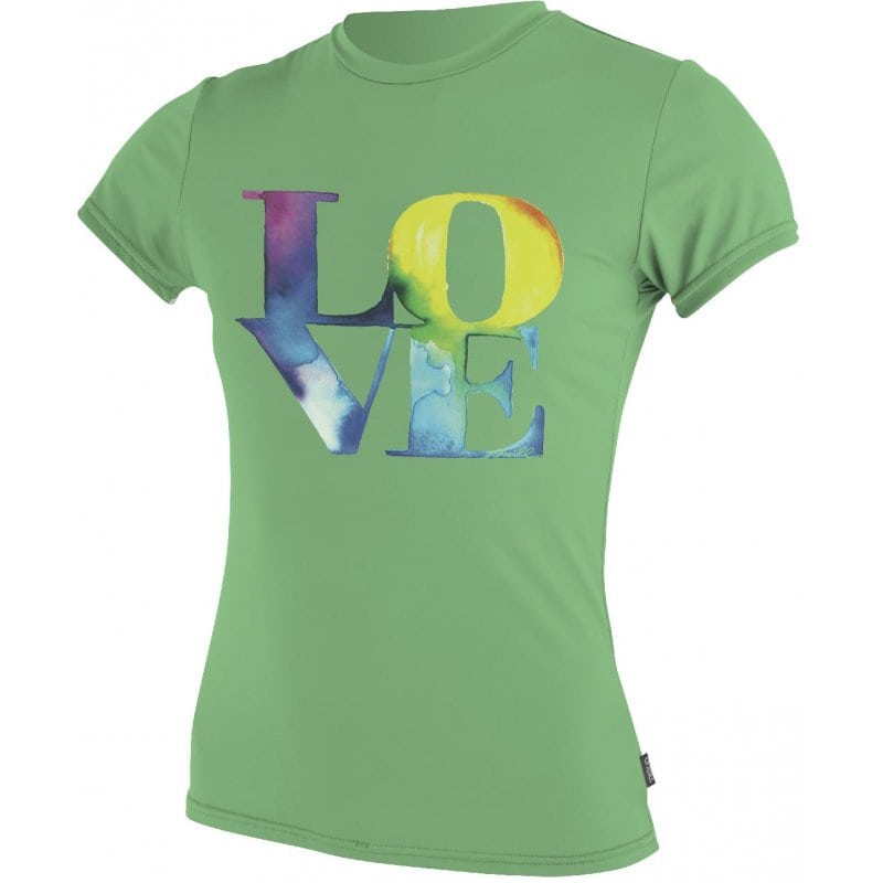 O'Neill Wms Graphic S/S Rash Tee | Mint