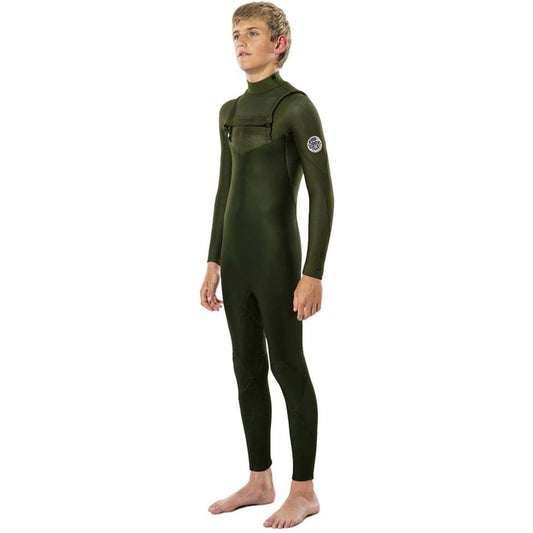Rip Curl Junior Dawn Patrol 3/2 C/Z Green Fullsuit Junior Wsm9Kv