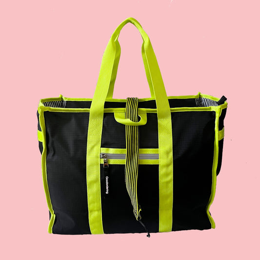 Tote Bag Goodordering Neon Black