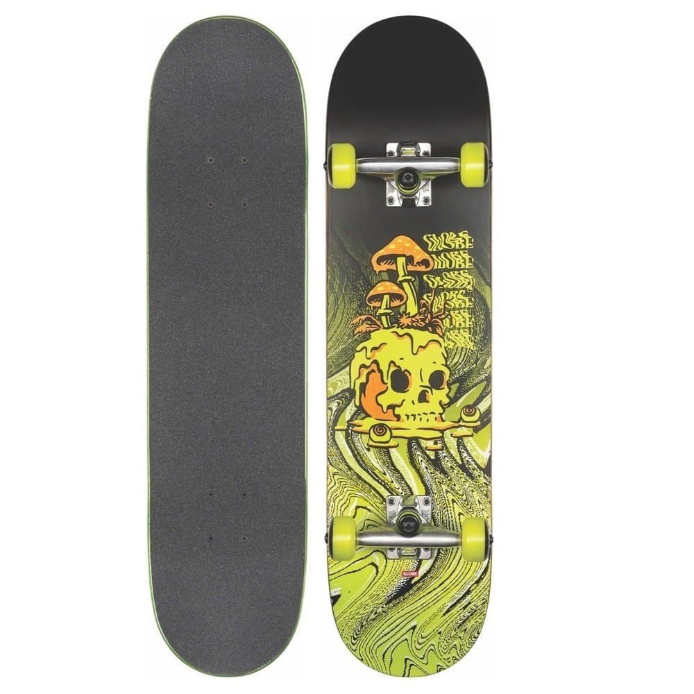 GLOBE G1 Nature Walk 8'125 - Black/Toxic Yellow 10525373 - BLKTOXYEL - complete Skateboard