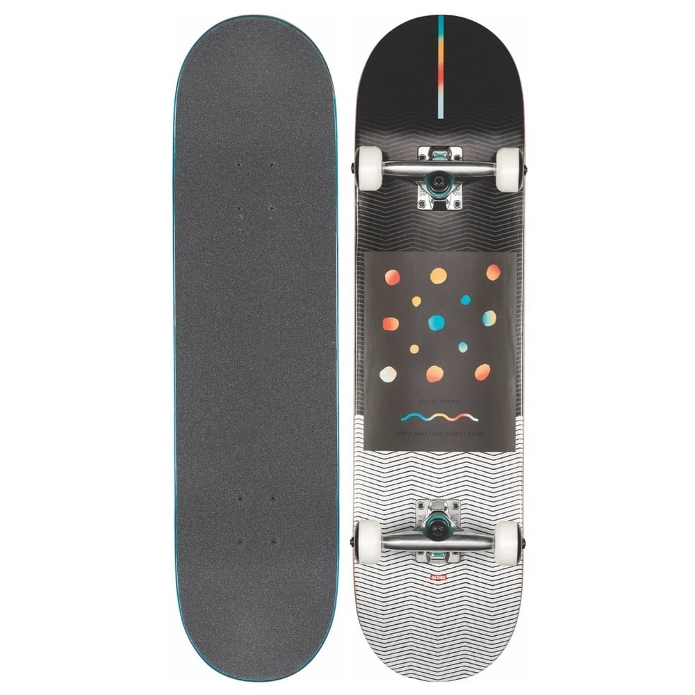 GLOBE G1 Nine Dot Four 8'0 - Black White 10525375 - BLKWHT - complete Skateboard | USED / GRADE A